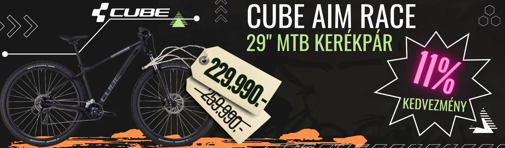 Akciós Cube AIM Race MTB 29" kerékpár