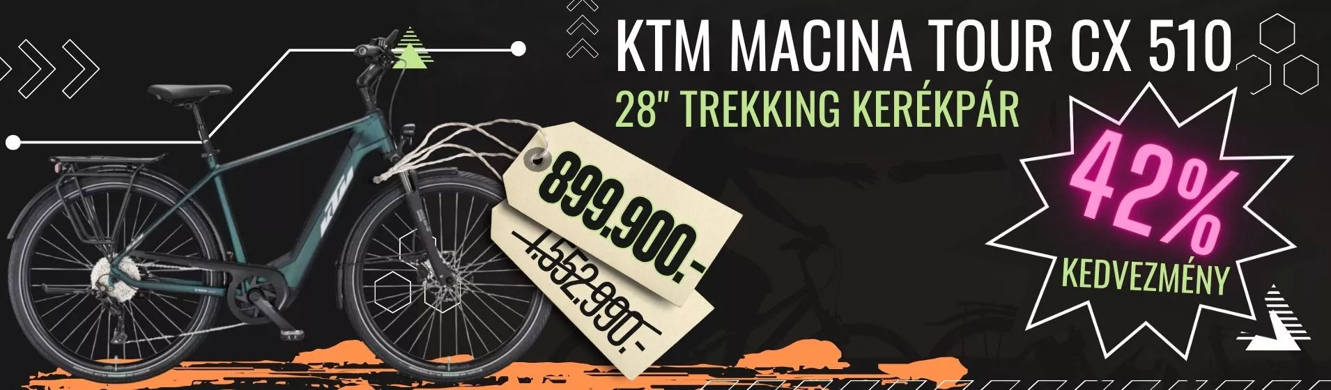 Akciós KTM Macina Tour CX 510 28" Trekking kerékpár