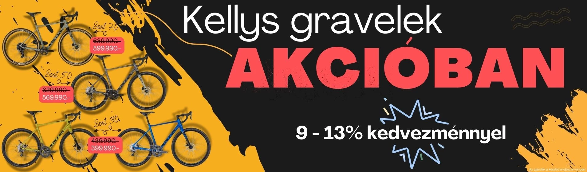 Kellys Soot gravel kerékpárok akcióban