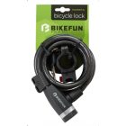 Bikefun Scutum 10x1800 spirál kerékpár zár