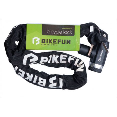 Bikefun Shield 10x10x120 láncos kerékpár zár