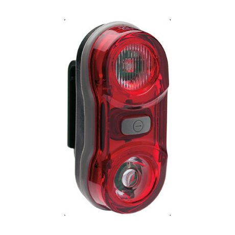 Bikefun JY-596  Twin 2  LED 3 funkció 2xAAA kerékpár hátsó lámpa