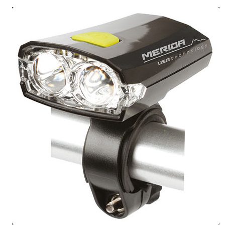 Merida HL-MD025 2 LED 3 funkciós, USB, akku kerékpár első lámpa 2021