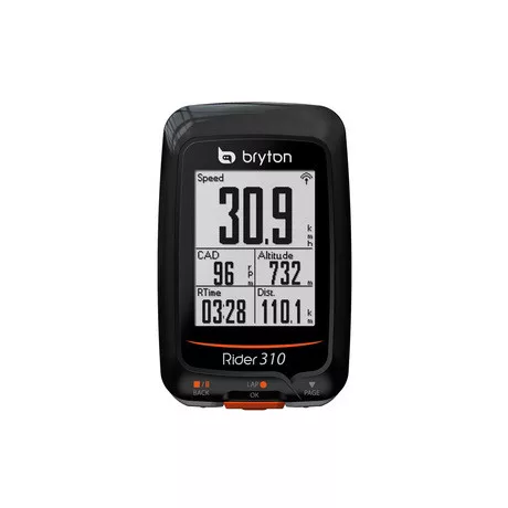 Bryton Rider 310T GPS kerékpár kilométeróra szett