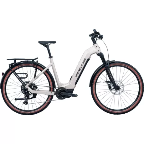 Hercules Nos SUV 3.1 27,5", 630Wh Alacsony átlépésű Túretrekking e-bike | 48 cm, Beige