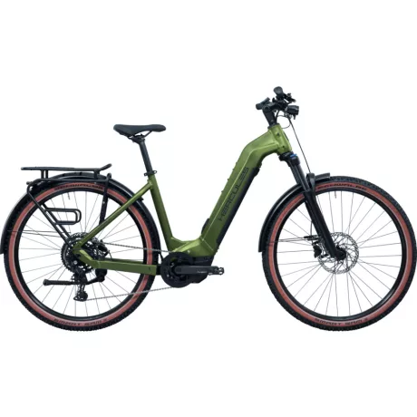 Hercules Nos SUV 3.2 27,5", 630Wh Alacsony átlépésű Túretrekking e-bike | 48 cm, Green