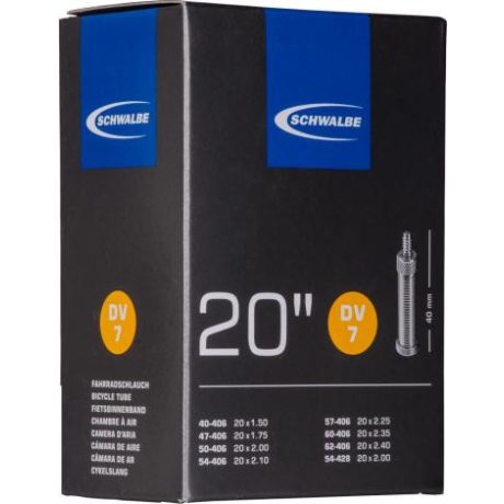 Schwalbe DV7A 20X1.1/8, 1.3/8 20X1,10-1,40 105G 32 mm Dunlop szelepes belső gumi