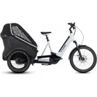 Cube Trike Family Hybrid 1500 cargo e-bike - flashwhite'n'reflex