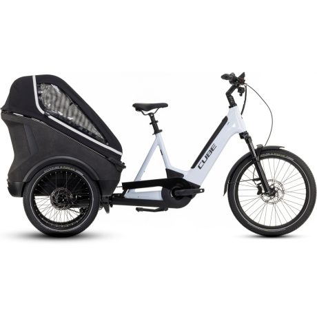 Cube Trike Family Hybrid 1500 cargo e-bike - flashwhite'n'reflex