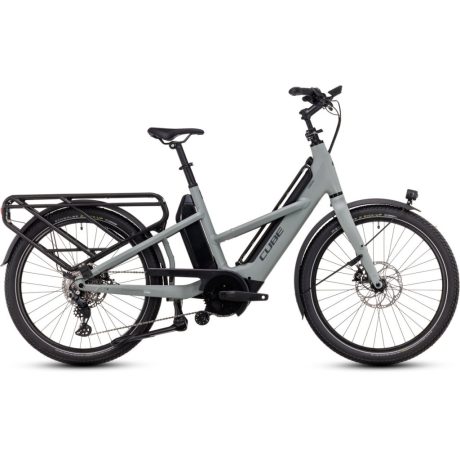 Cube Longtail Sport Hybrid 725 26" city e-bike - swampgrey'n'reflex