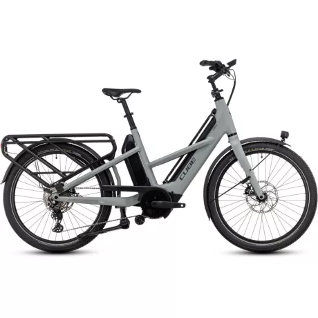 Cube Longtail Sport Hybrid 725 26" city e-bike - swampgrey'n'reflex