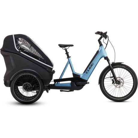 Cube Trike Family Hybrid 1500 cargo e-bike - blue'n'reflex