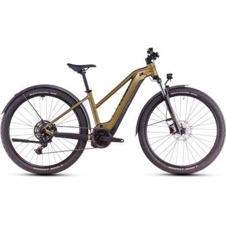 Cube Reaction Hybrid Performance 500 Allroad női MTB 29” e-bike - goldenlime'n'black