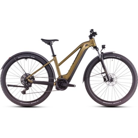 Cube Reaction Hybrid Performance 625 Allroad női MTB 27,5” e-bike - goldenlime'n'black