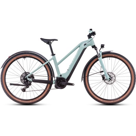 Cube Reaction Hybrid Performance 625 Allroad női MTB 29” e-bike - skylightblue'n'white
