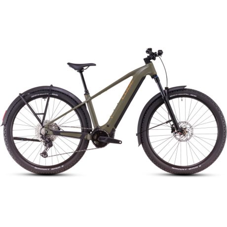Cube Reaction Hybrid Pro 600 Allroad MTB 29” e-bike - dustyolive'n'gold