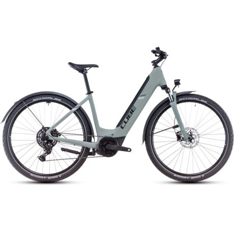 Cube Nuride Hybrid Performance 500 Allroad alacsony vázas MTB/ATB e-bike - swampgrey'n'black