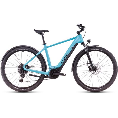 Cube Nuride Hybrid Performance 500 Allroad MTB/ATB e-bike - swimmingpool'n'black
