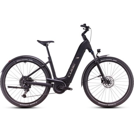 Cube Nuride Hybrid Pro 600 Allroad alacsony vázas MTB/ATB e-bike - black'n'bronze