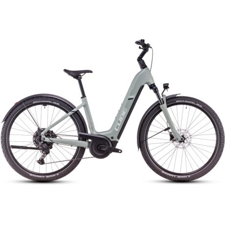 Cube Nuride Hybrid Pro 800 Allroad alacsony vázas MTB/ATB e-bike - pistachio'n'stonegrey