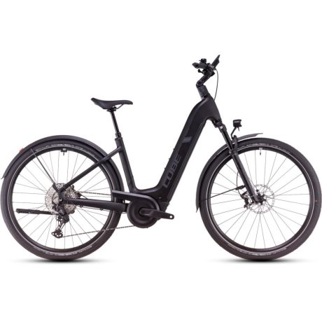 Cube Nuride Hybrid SLX Allroad alacsony vázas MTB/ATB e-bike - black'n'reflect