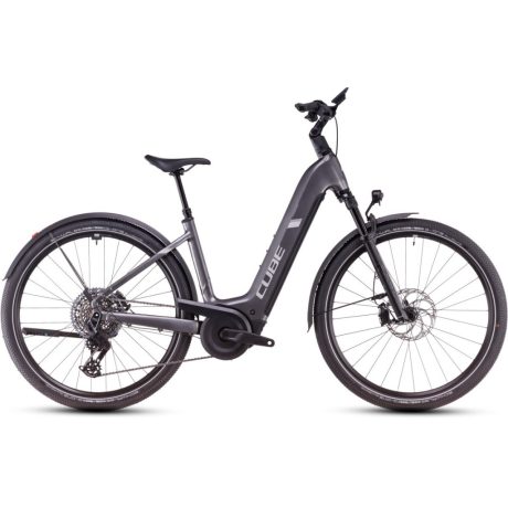 Cube Nuride Hybrid SLT 800 Allroad alacsony vázas MTB/ATB e-bike - graphite'n'fossil