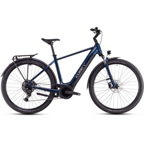Cube Touring Hybrid One 625 túratrekking e-bike - deepsea'n'chrome