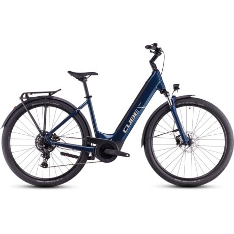 Cube Touring Hybrid One 625 alacsony vázas túratrekking e-bike - deepsea'n'chrome