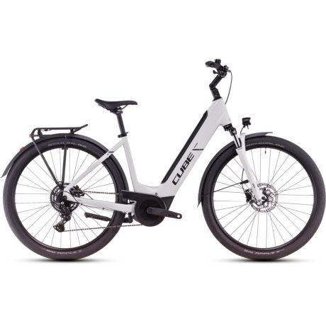 Cube Touring Hybrid One 500 alacsony vázas túratrekking e-bike - cotton'n'black