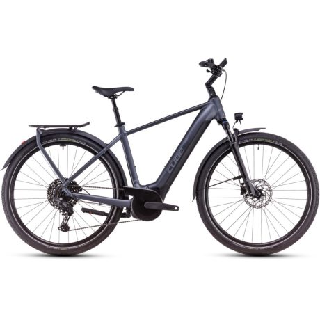 Cube Touring Hybrid Pro 625 túratrekking e-bike - metallicgrey'n'chrome