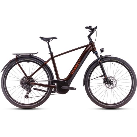 Cube Touring Hybrid Pro 625 túratrekking e-bike - cinnamon'n'orange