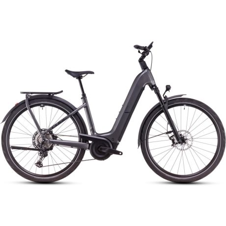 Cube Kathmandu Hybrid SLX alacsony vázas túratrekking e-bike - graphite'n'black