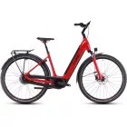 Cube Supreme Hybrid Comfort Pro 500 26" city e-bike - firered'n'black