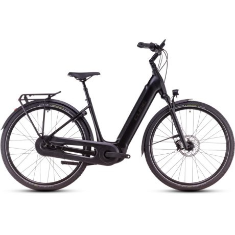 Cube Supreme Hybrid Comfort SLX 625 28" city e-bike - black'n'metal