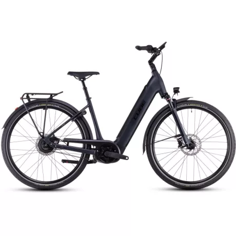Cube Supreme Hybrid Deluxe Pro 625 28" city e-bike - night'n'black