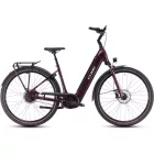 Cube Supreme Hybrid Deluxe Pro 625 28" city e-bike - amarone'n'grey