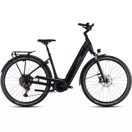 Cube Supreme Hybrid Pro 625 26" city e-bike - black'n'spectral