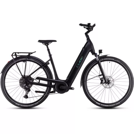 Cube Supreme Hybrid Pro 625 28" city e-bike - black'n'spectral