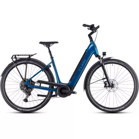 Cube Supreme Hybrid Pro 625 26" city e-bike - electricblue'n'blue