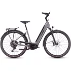 Cube Supreme Hybrid SLX 625 city e-bike - grey'n'lunar