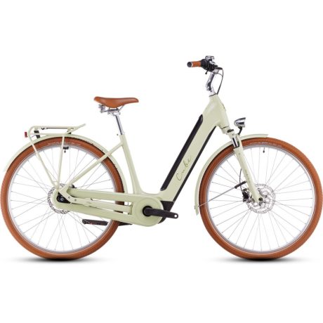 Cube Ella Hybrid 500 alacsony vázas 28" city e-bike - matchagreen'n'green
