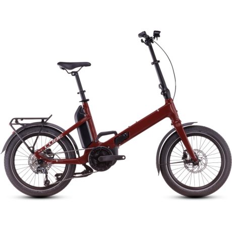 Cube Fold Hybrid 500 összecsukható e-bike - merlotred'n'reflex