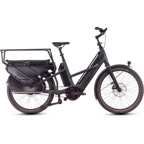 Cube Longtail Hybrid Family 725 26" city e-bike - grey'n'reflex