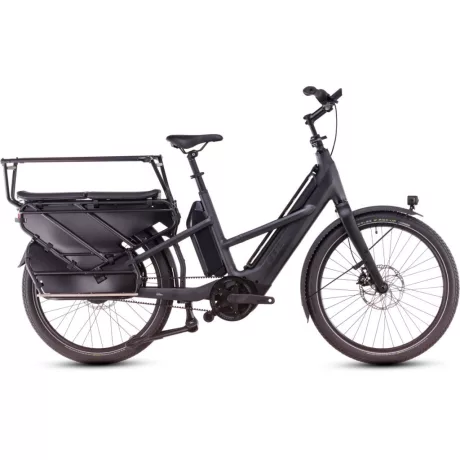 Cube Longtail Hybrid Family 1350 26" city e-bike - grey'n'reflex