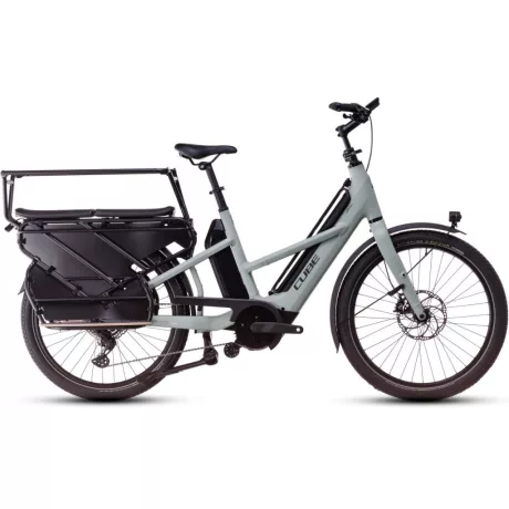 Cube Longtail Sport Hybrid Family 1350 26" city e-bike - swampgrey'n'reflex
