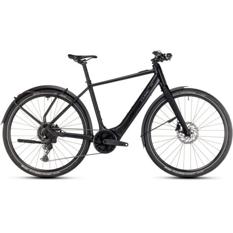 Cube Editor Hybrid Pro FE 400X city e-bike - black'n'spectral