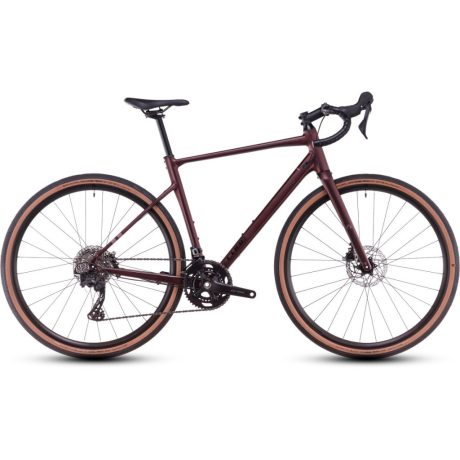 Cube Nuroad Race gravel kerékpár - rubyred'n'gloss