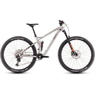   Cube Stereo One22 Race MTB Fully 27,5" kerékpár - rawmetal'n'black