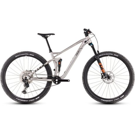 Cube Stereo One22 Race MTB Fully 27,5" kerékpár - rawmetal'n'black