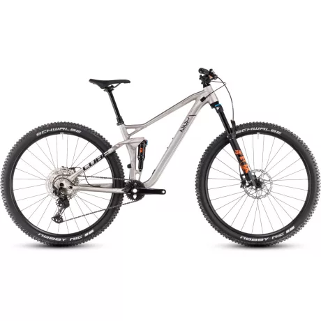 Cube Stereo One22 Race MTB Fully 29" kerékpár - rawmetal'n'black